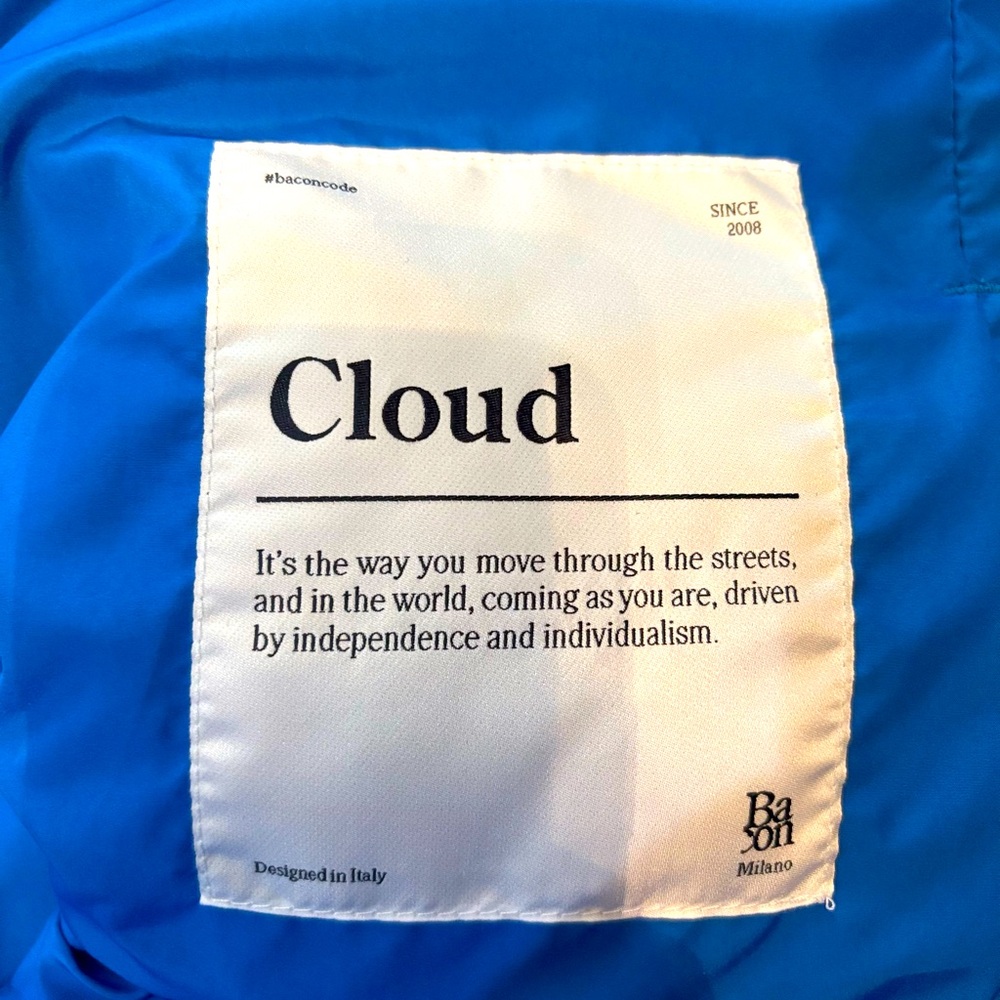 BACON Clothing Cloud 78 GDA Jacket Klein SZ M $1495 NWT 💙 - Picture 8 of 13